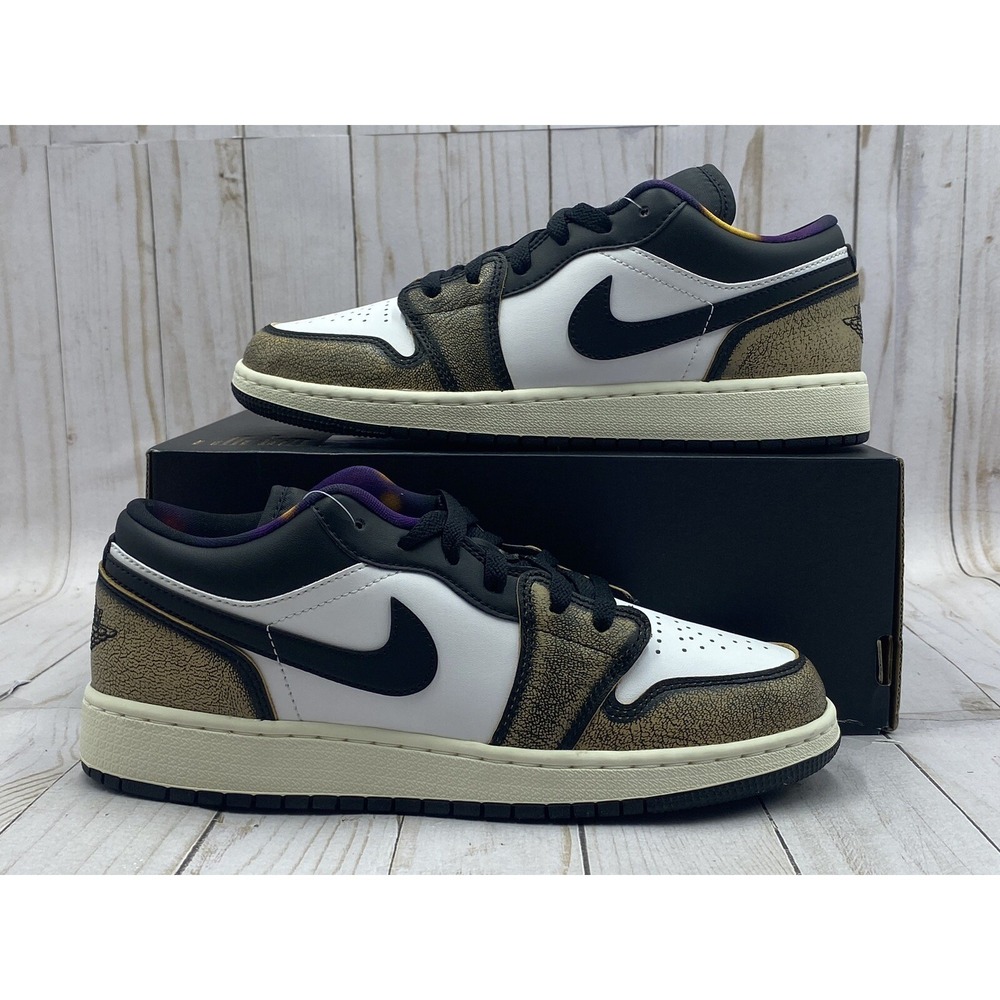 Nike Air Jordan 1 Low SE GS Wear Away Tan Size 7Y DQ8421‑001